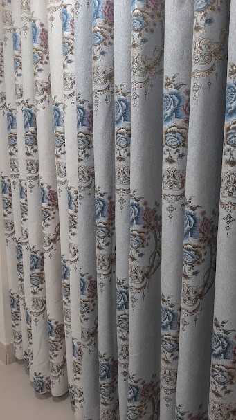 FLORAL CURTAIN W-1002 A