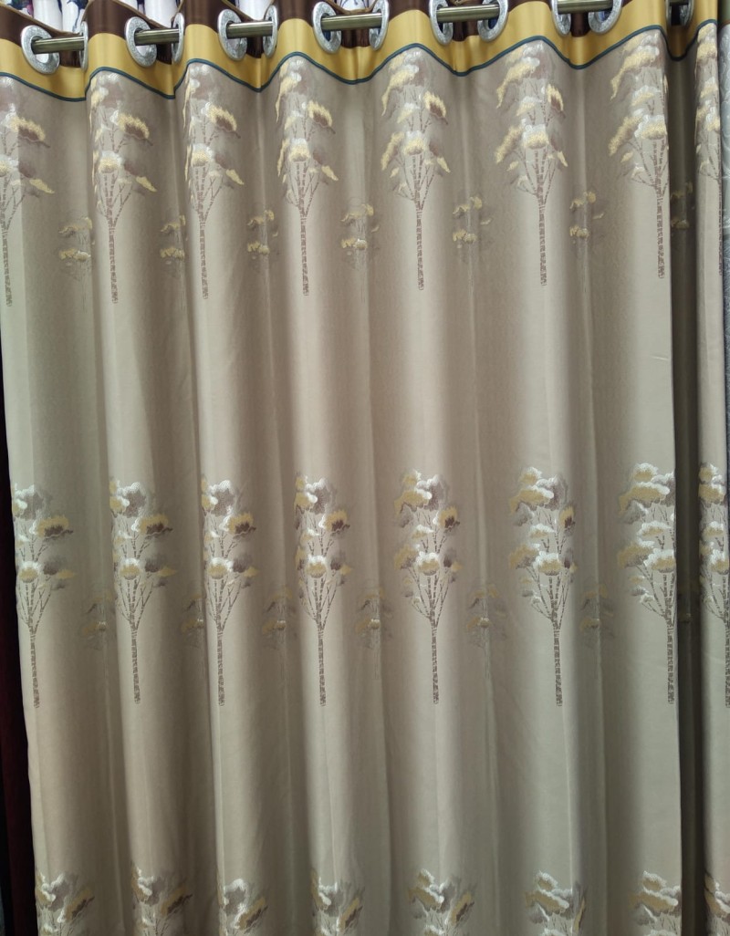 FLORAL  DESIGN CURTAIN G-4003