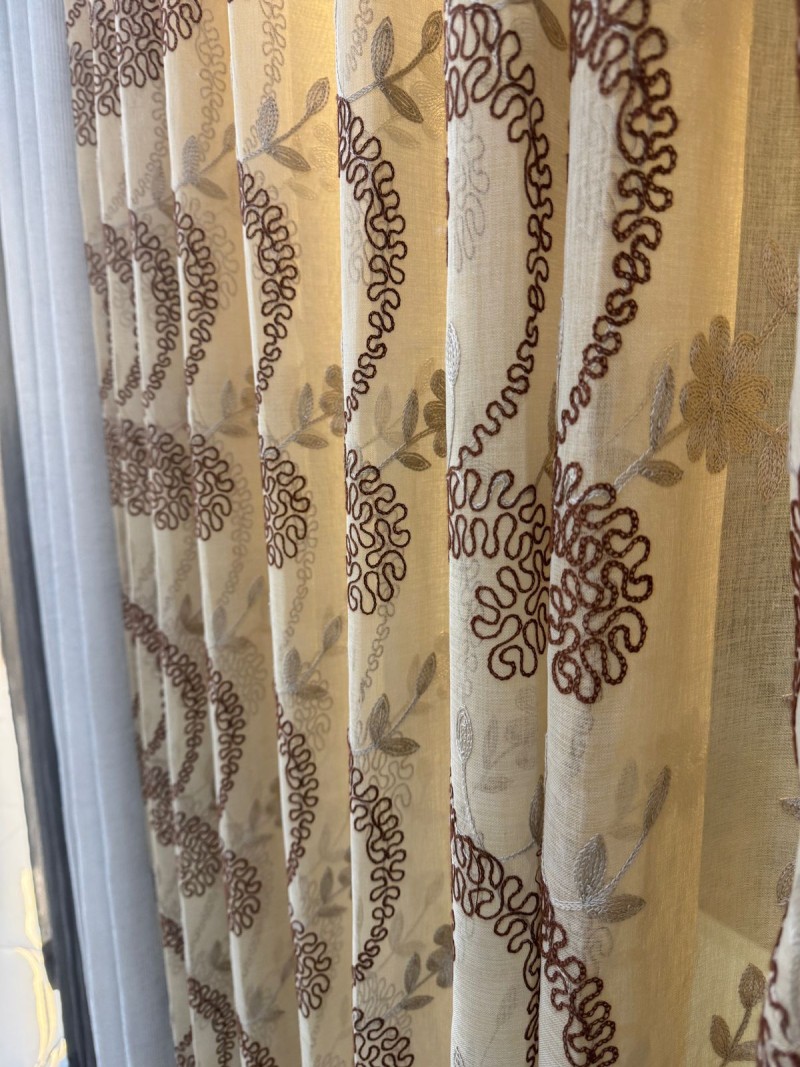 DESIGN SHEER CURTAIN NJ-9021