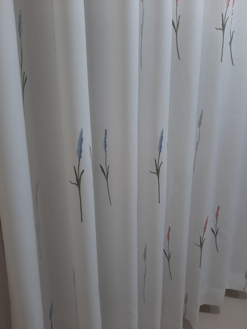 FLORAL  DESIGN CURTAIN D-2022