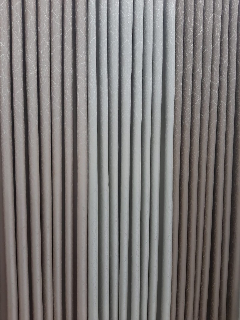 FLORAL BLACKOUT CURTAIN W-1007 A