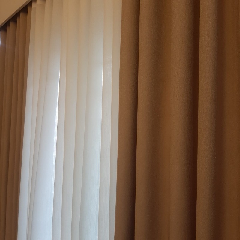 DOUBLE LAYER CURTAIN A-7002