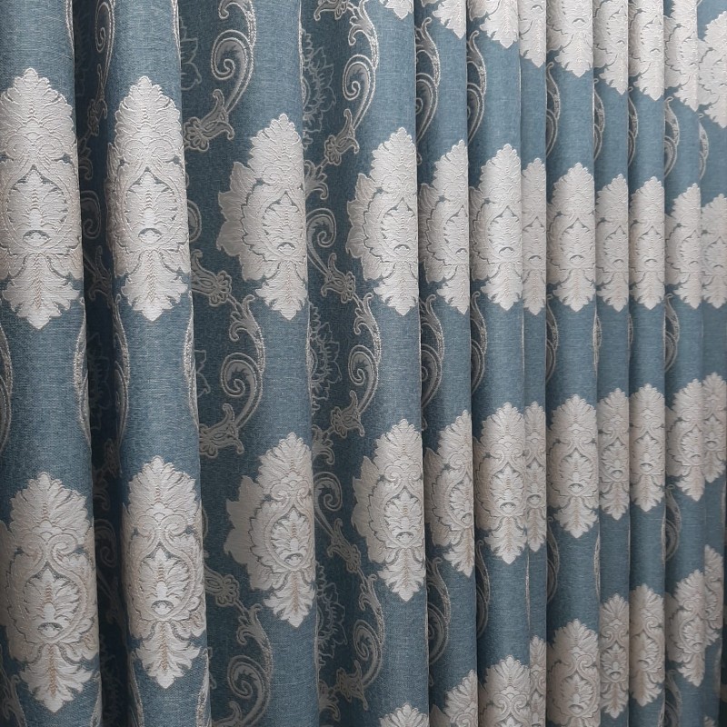 FLORAL  DESIGN CURTAIN P-4021