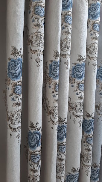 FLORAL CURTAIN W-1001 M